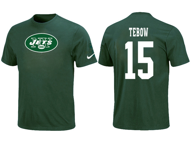 Nike New York Jets Tim Tebow Name & Number T-Shirt Green,We sell and wholesale Nike New York Jets Tim Tebow Name & Number T-Shirt Green on line form chian!
