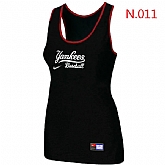 Nike New York Yankees Tri-Blend Racerback stretch Tank Top Black