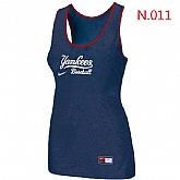 Nike New York Yankees Tri-Blend Racerback stretch Tank Top Blue,baseball caps,new era cap wholesale,wholesale hats