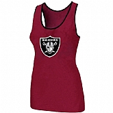 Nike Okaland Raiders Ladies Big Logo Tri-Blend Racerback stretch Tank Top Red,baseball caps,new era cap wholesale,wholesale hats
