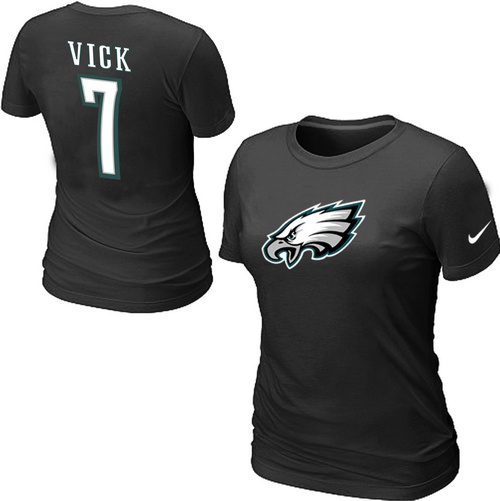 Nike Philadelphia Eagles 7 Michael Vick Name & Number Women's T-Shirt,We sell and wholesale Nike Philadelphia Eagles 7 Michael Vick Name & Number Women's T-Shirt on line form chian!