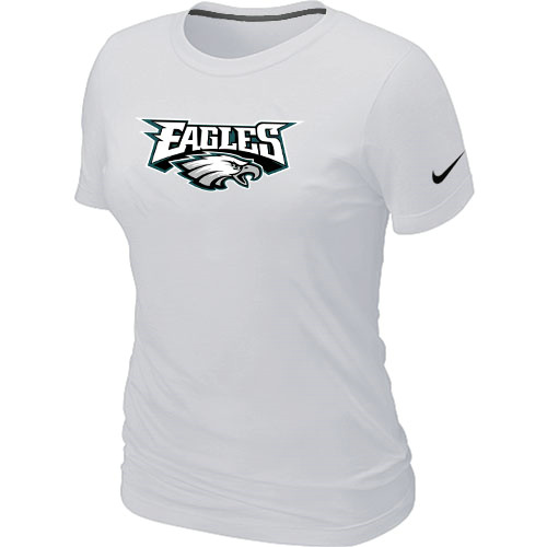 Nike Philadelphia Eagles Authentic Logo Women's T-Shirt White,We sell and wholesale Nike Philadelphia Eagles Authentic Logo Women's T-Shirt White on line form chian!