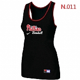 Nike Philadelphia Phillies Tri-Blend Racerback stretch Tank Top Black,baseball caps,new era cap wholesale,wholesale hats