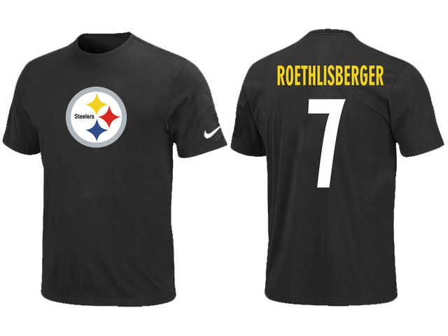 Nike Pittsburgh Steelers Ben Roethlisberger Name & Number T-Shirt Black,We sell and wholesale Nike Pittsburgh Steelers Ben Roethlisberger Name & Number T-Shirt Black on line form chian!