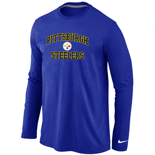 Nike Pittsburgh Steelers Heart & Soul Long Sleeve T-Shirt Blue,We sell and wholesale Nike Pittsburgh Steelers Heart & Soul Long Sleeve T-Shirt Blue on line form chian!