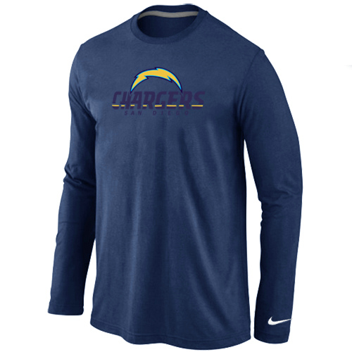 Nike San Diego Charger Authentic Logo Long Sleeve T-Shirt D.Blue,We sell and wholesale Nike San Diego Charger Authentic Logo Long Sleeve T-Shirt D.Blue on line form chian!
