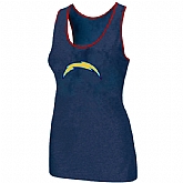 Nike San Diego Charger Ladies Big Logo Tri-Blend Racerback stretch Tank Top Blue,baseball caps,new era cap wholesale,wholesale hats