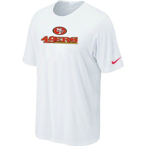 Nike San Francisco 49ers Authentic Logo T-Shirt White,We sell and wholesale Nike San Francisco 49ers Authentic Logo T-Shirt White on line form chian!