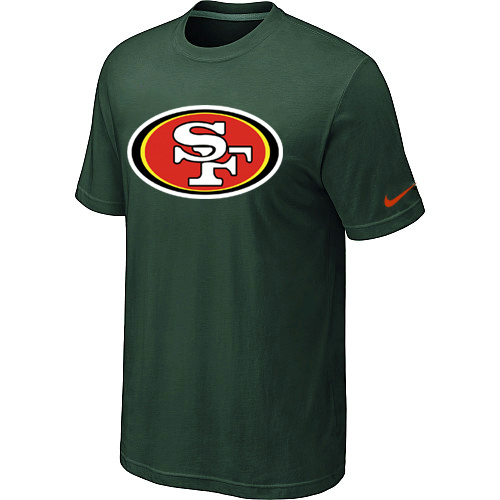 Nike San Francisco 49ers Sideline Legend Authentic Logo T-Shirt D.Green,We sell and wholesale Nike San Francisco 49ers Sideline Legend Authentic Logo T-Shirt D.Green on line form chian!