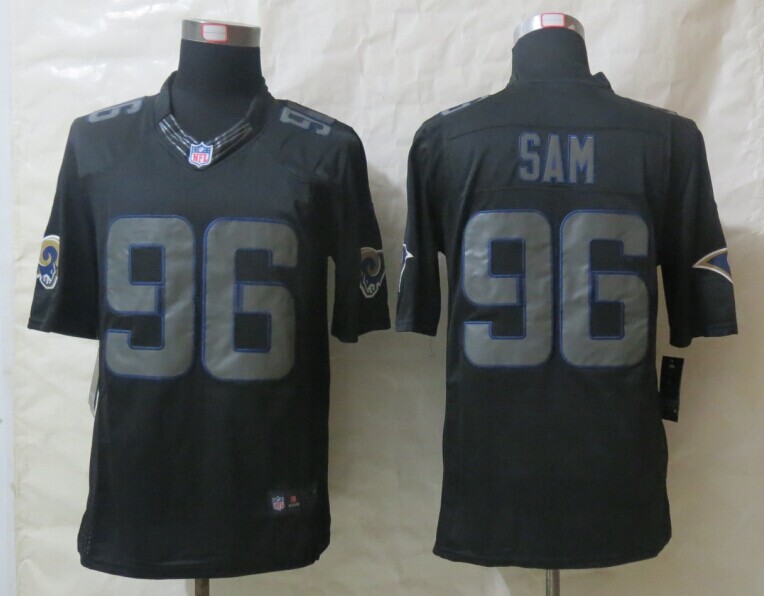 Nike St.Louis Rams #96 Sam Impact Limited Black Jerseys,We sell and wholesale Nike St.Louis Rams #96 Sam Impact Limited Black Jerseys on line form chian!
