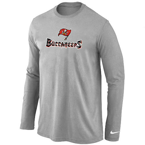 Nike Tampa Bay Buccaneers Authentic Logo Long Sleeve T-Shirt Light Gray,We sell and wholesale Nike Tampa Bay Buccaneers Authentic Logo Long Sleeve T-Shirt Light Gray on line form chian!