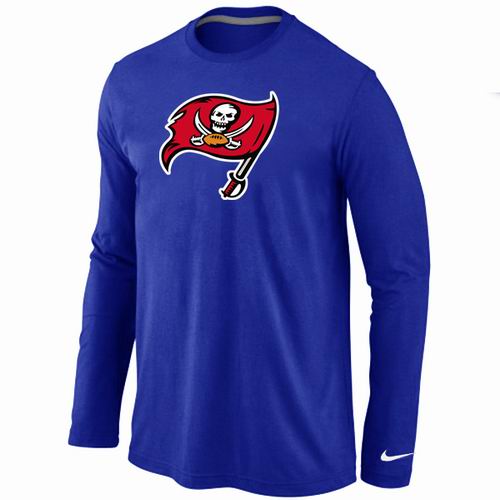Nike Tampa Bay Buccaneers Logo Long Sleeve T-Shirt Blue,We sell and wholesale Nike Tampa Bay Buccaneers Logo Long Sleeve T-Shirt Blue on line form chian!