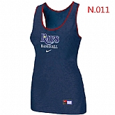 Nike Tampa Bay Rays Tri-Blend Racerback stretch Tank Top Blue,baseball caps,new era cap wholesale,wholesale hats