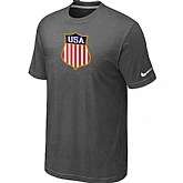 Nike Team USA Hockey Winter Olympics KO Collection Locker Room T-Shirt D.Grey,baseball caps,new era cap wholesale,wholesale hats