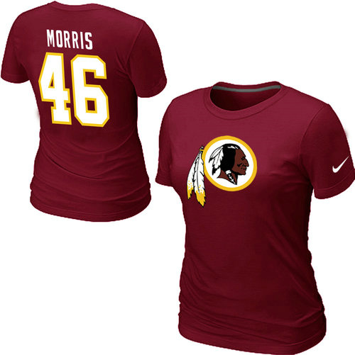 Nike Washington Redskins 46 Alfred Morris Name & Number Women's T-Shirt Red,We sell and wholesale Nike Washington Redskins 46 Alfred Morris Name & Number Women's T-Shirt Red on line form chian!