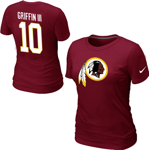 Nike Washington Redskins Robert Griffin III Name & Number Women's T-Shirt Red,We sell and wholesale Nike Washington Redskins Robert Griffin III Name & Number Women's T-Shirt Red on line form chian!