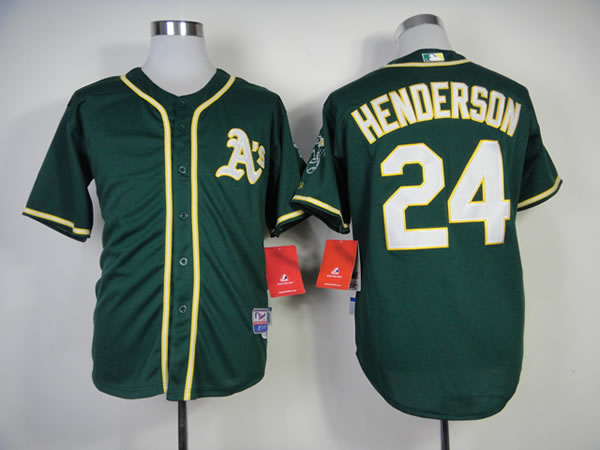 Oakland Athletics #24 Rickey Henderson 2014 Green Jerseys,We sell and wholesale Oakland Athletics #24 Rickey Henderson 2014 Green Jerseys on line form chian!