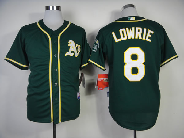Oakland Athletics #8 Jed Lowrie 2014 Green Jerseys,We sell and wholesale Oakland Athletics #8 Jed Lowrie 2014 Green Jerseys on line form chian!