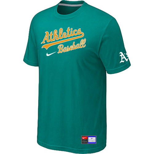 Oakland Athletics Green Nike Short Sleeve Practice T-Shirt,We sell and wholesale Oakland Athletics Green Nike Short Sleeve Practice T-Shirt on line form chian!