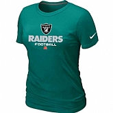 Oakland Raiders L.Green Women's Critical Victory T-Shirt,baseball caps,new era cap wholesale,wholesale hats
