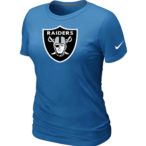 Oakland Raiders L.blue Women's Logo T-Shirt,We sell and wholesale Oakland Raiders L.blue Women's Logo T-Shirt on line form chian!