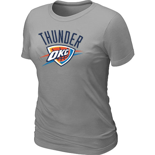 Oklahoma City Thunder Big & Tall Primary Logo L.Grey Women's T-Shirt,We sell and wholesale Oklahoma City Thunder Big & Tall Primary Logo L.Grey Women's T-Shirt on line form chian!
