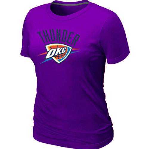 Oklahoma City Thunder Big & Tall Primary Logo Purple Women's T-Shirt,We sell and wholesale Oklahoma City Thunder Big & Tall Primary Logo Purple Women's T-Shirt on line form chian!