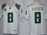 Oregon Ducks #8 Marcus Mariota 2013 White Limited Jerseys