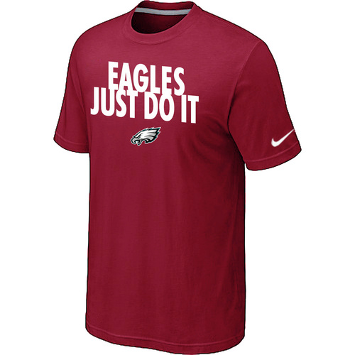 Philadelphia Eagles Just Do It Red T-Shirt,We sell and wholesale Philadelphia Eagles Just Do It Red T-Shirt on line form chian!