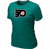 Philadelphia Flyers Big & Tall Women's Logo L.Green T-Shirt,baseball caps,new era cap wholesale,wholesale hats