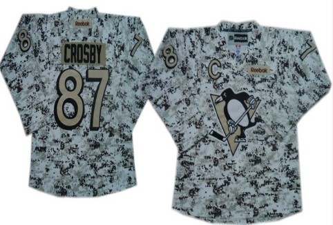 Pittsburgh Penguins #87 Sidney Crosby White Camo Jerseys,We sell and wholesale Pittsburgh Penguins #87 Sidney Crosby White Camo Jerseys on line form chian!