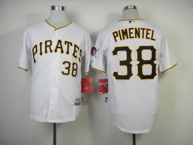 Pittsburgh Pirates #38 Pimentel White Jerseys,We sell and wholesale Pittsburgh Pirates #38 Pimentel White Jerseys on line form chian!