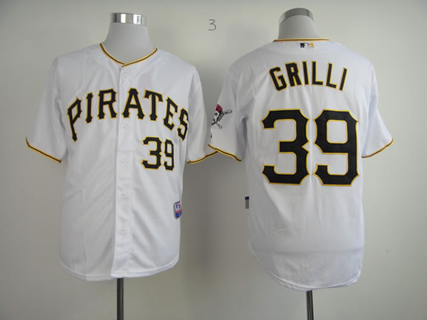 Pittsburgh Pirates #39 Jason Grilli White Jerseys,We sell and wholesale Pittsburgh Pirates #39 Jason Grilli White Jerseys on line form chian!