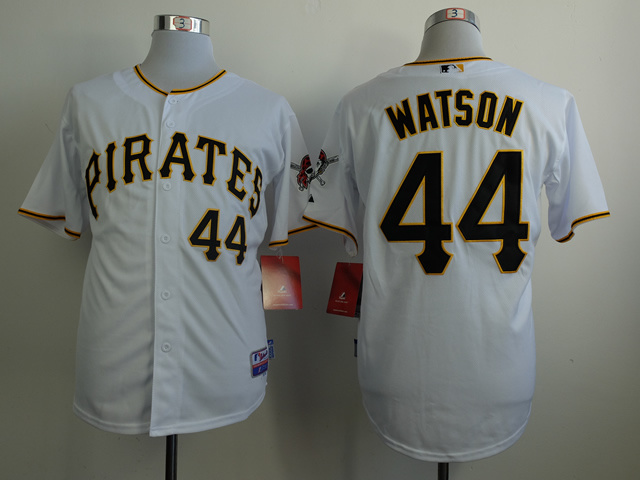Pittsburgh Pirates #44 Watson White Jerseys,We sell and wholesale Pittsburgh Pirates #44 Watson White Jerseys on line form chian!