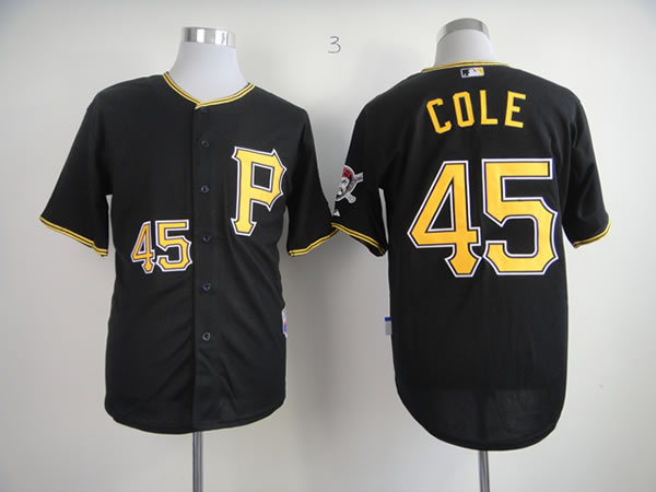 Pittsburgh Pirates #45 Cole Black Jerseys,We sell and wholesale Pittsburgh Pirates #45 Cole Black Jerseys on line form chian!