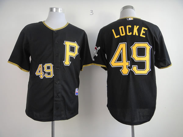 Pittsburgh Pirates #49 Jeff Locke Black Jerseys,We sell and wholesale Pittsburgh Pirates #49 Jeff Locke Black Jerseys on line form chian!