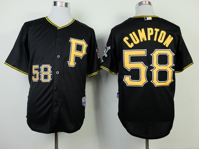 Pittsburgh Pirates #58 Cumpton Black Jerseys,We sell and wholesale Pittsburgh Pirates #58 Cumpton Black Jerseys on line form chian!