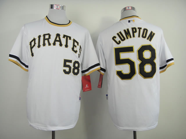 Pittsburgh Pirates #58 Cumpton White Pullover Jerseys,We sell and wholesale Pittsburgh Pirates #58 Cumpton White Pullover Jerseys on line form chian!