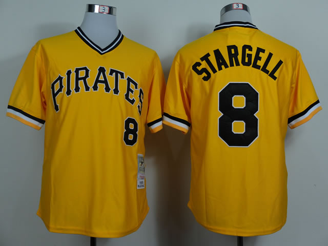Pittsburgh Pirates #8 Willie Stargell Throwback 1979 Yellow Jerseys,We sell and wholesale Pittsburgh Pirates #8 Willie Stargell Throwback 1979 Yellow Jerseys on line form chian!