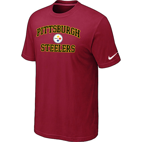 Pittsburgh Steelers Heart & Soul Red T-Shirt,We sell and wholesale Pittsburgh Steelers Heart & Soul Red T-Shirt on line form chian!