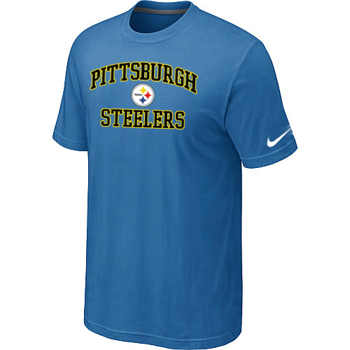 Pittsburgh Steelers Heart & Soul light Blue T-Shirt,We sell and wholesale Pittsburgh Steelers Heart & Soul light Blue T-Shirt on line form chian!