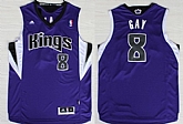 Sacramento Kings #8 Rudy Gay Revolution 30 Swingman Purple Jerseys,baseball caps,new era cap wholesale,wholesale hats