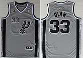 San Antonio Spurs #33 Boris Diaw Revolution 30 Swingman Gray Jerseys,baseball caps,new era cap wholesale,wholesale hats
