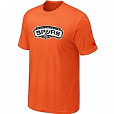 San Antonio Spurs Big & Tall Primary Logo Orange T-Shirt,baseball caps,new era cap wholesale,wholesale hats