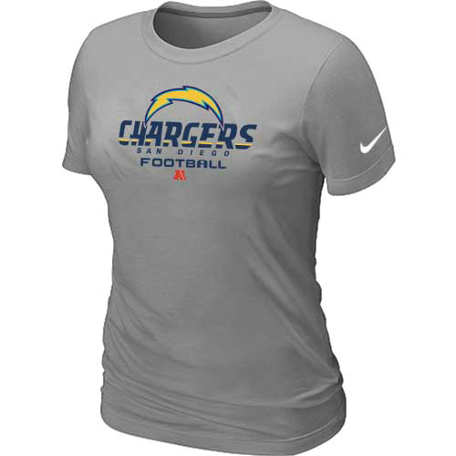 San Diego Charger L.Grey Women's Critical Victory T-Shirt,We sell and wholesale San Diego Charger L.Grey Women's Critical Victory T-Shirt on line form chian!