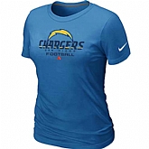 San Diego Charger L.blue Women's Critical Victory T-Shirt,baseball caps,new era cap wholesale,wholesale hats