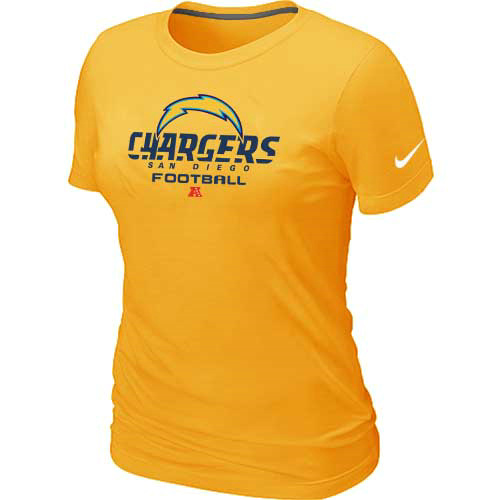 San Diego Charger Yellow Women's Critical Victory T-Shirt,We sell and wholesale San Diego Charger Yellow Women's Critical Victory T-Shirt on line form chian!