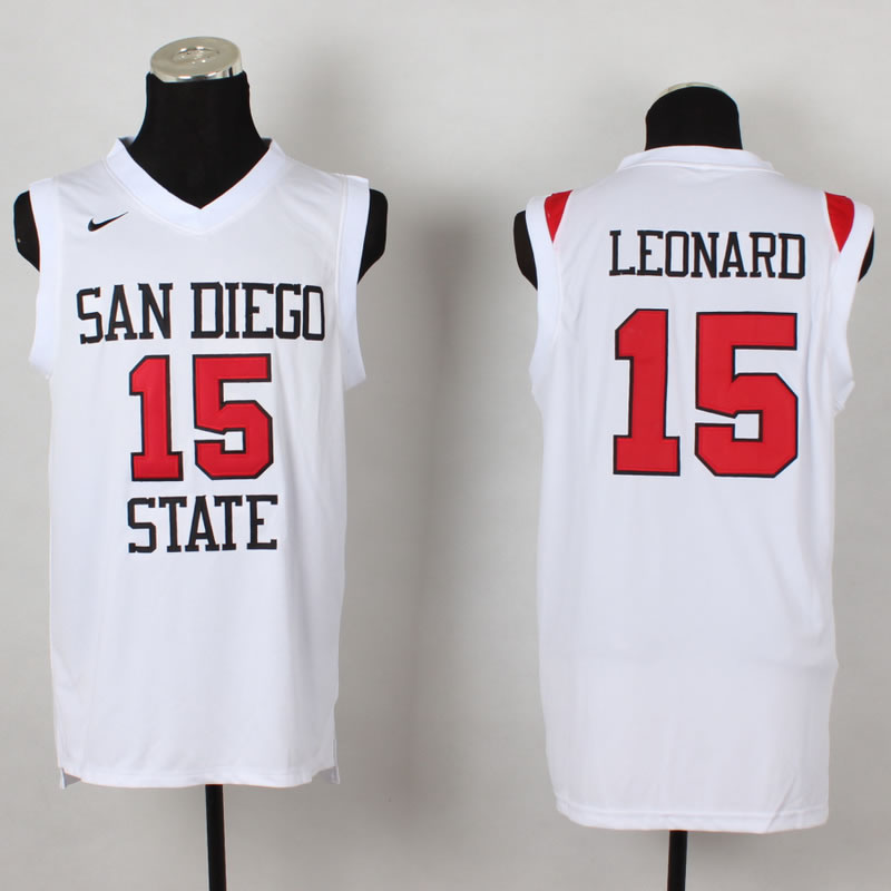 San Diego State University #15 Kawhi Leonard White Jerseys,We sell and wholesale San Diego State University #15 Kawhi Leonard White Jerseys on line form chian!