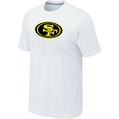 San Francisco 49ers Neon Logo Charcoal White T-shirt,We sell and wholesale San Francisco 49ers Neon Logo Charcoal White T-shirt on line form chian!