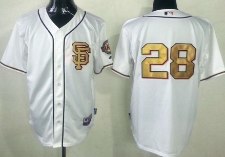 San Francisco Giants #28 Buster Posey 2013 Cream With Gold Jerseys,We sell and wholesale San Francisco Giants #28 Buster Posey 2013 Cream With Gold Jerseys on line form chian!